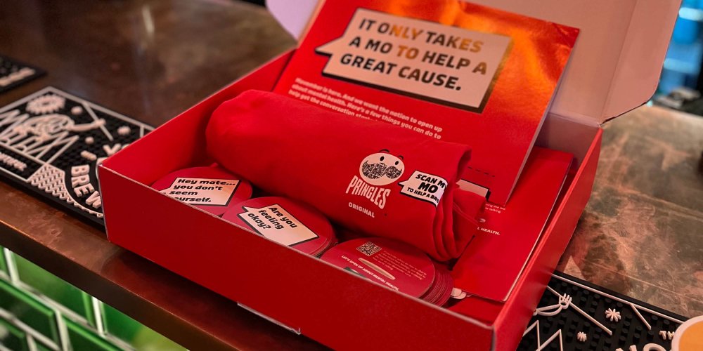 Pringles and Movember partner for pub project