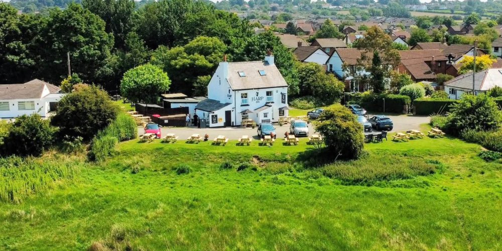 Admiral shows off The Harp in Little Neston